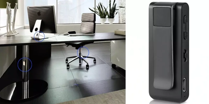 Mini dyktafon szpiegowski DC-30 z podsłuchem na żywo