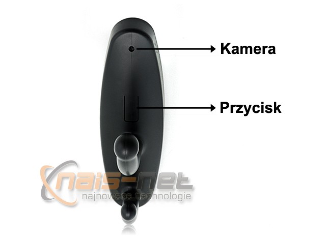 Kamera szpiegowska w wieszaku