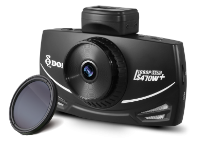 Kamera samochodowa DOD LS470W+ z filtrem polaryzacyjnym